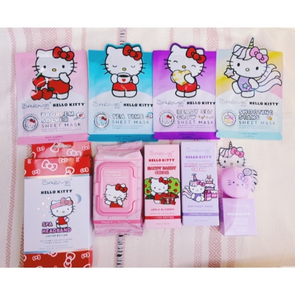 Hello Kitty 🎀 K-beauty Creme Shop Skincare Set